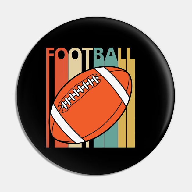 NFL Football Gifts - Vintage 1980s NFL Football Pin by GWENT