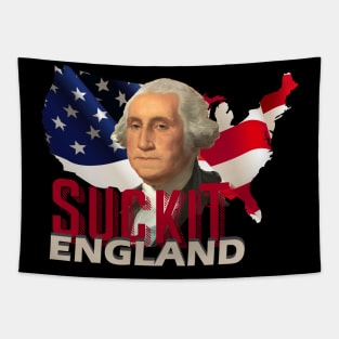 suck it england funny Tapestry