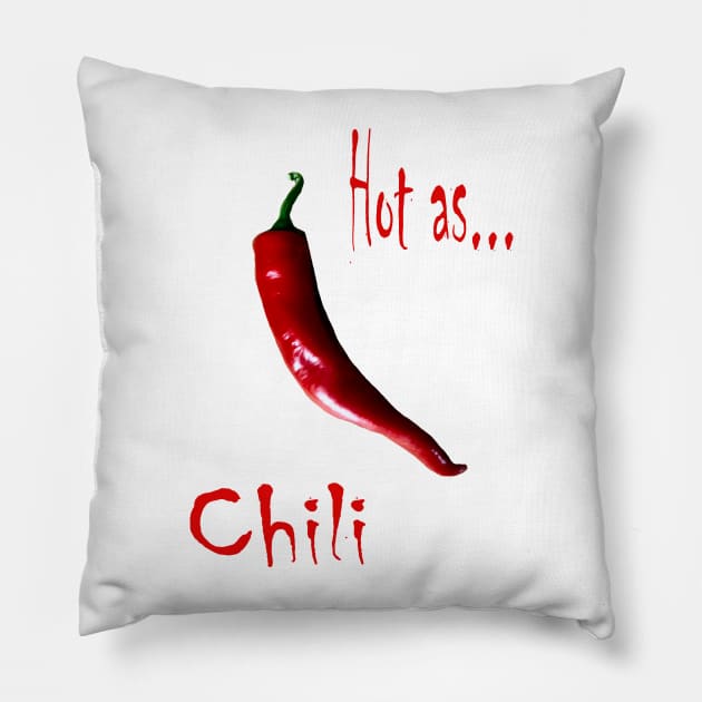 Hot as Chili Spicy Pillow by PlanetMonkey