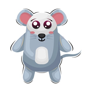 Cute Mouse Cartoon T-Shirt