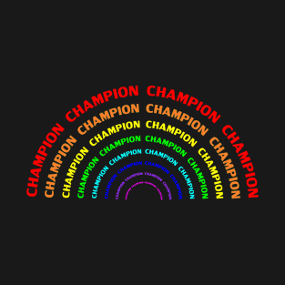 CHAMPION rainbow T-Shirt