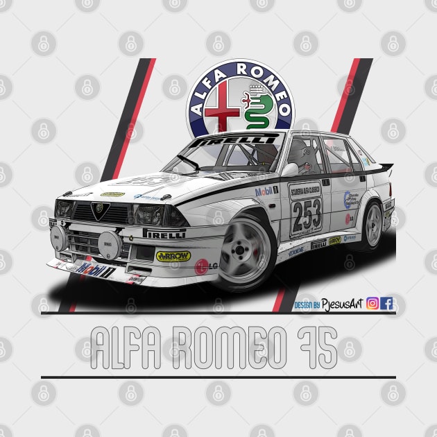 Alfa Romeo 75 Classico 253 by PjesusArt