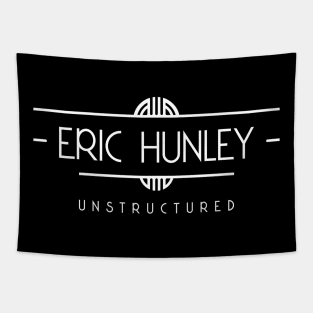 Eric Hunley Unstructured White Design Tapestry