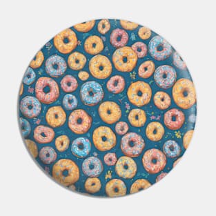 Delight Cartoonish Sprinkle Sweet Donut Pattern Pin