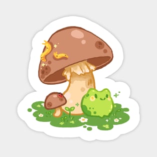 Mushroom Froggie Magnet