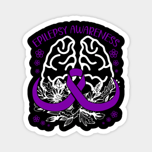 Epilepsy Awareness Epilepsy Awareness Ribbon Magnet