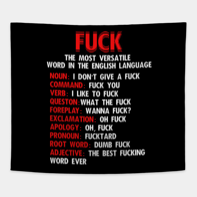the word fuck versatile The word fuck versatile