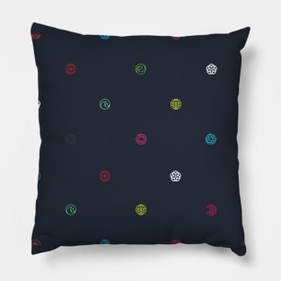 Experimental Polka Dot City of Tomorrow Pillow