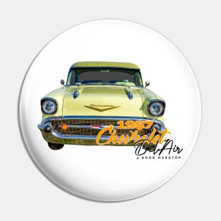 1957 Chevrolet BelAir 4 door hardtop sedan Pin