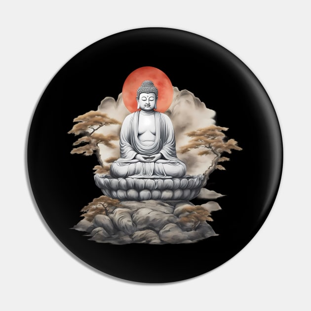 Samsara Buddhism Pin by animegirlnft