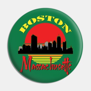 Boston Massacusetts Pin