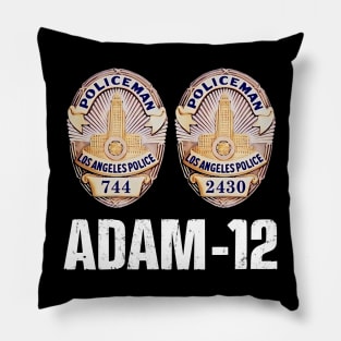 Adam 12 - Badges Pillow