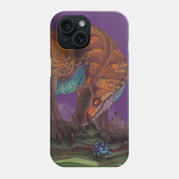 Fanged Wyvern - Viper Tobi-Kadachi Phone Case by Wagglezags