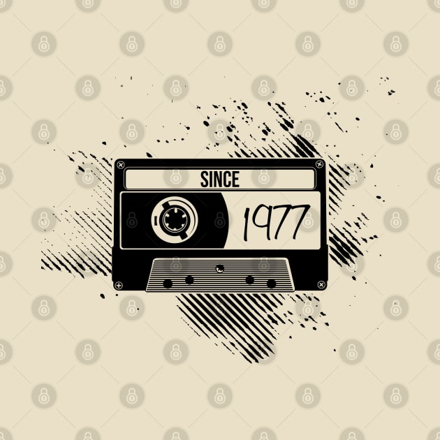 1977s Vintage, 77s Black Cassette by Degiab