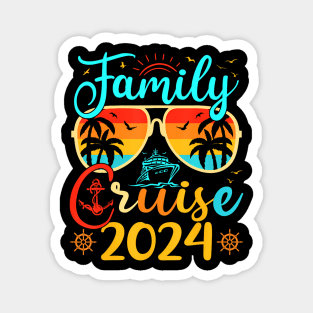 Family Cruise 2024 Summer Vacation Family Cruise Magnet