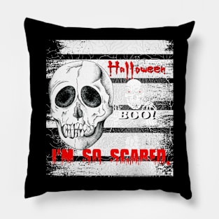 funny and happy halloween for all Pillow