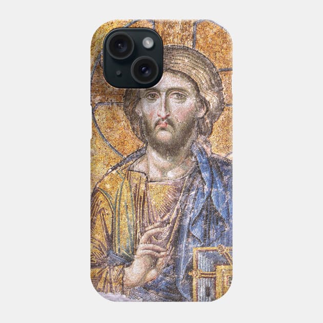 Christ Pantocrator from Hagia Sophia Phone Case by Star Scrunch