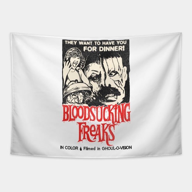 Bloodsucking Freaks // Cult Horror Movie Tapestry by darklordpug