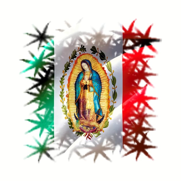 Our Lady of Guadalupe Mexican Virgin Mary Mexican Flag Mexico Catholic by hispanicworld