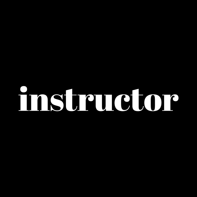 instructor by Menu.D