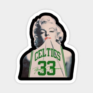 Marilyn Monroe Sports Parody Design Magnet