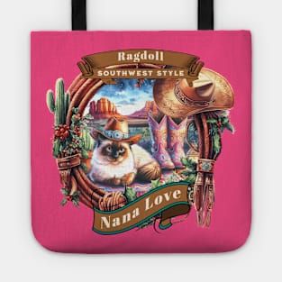 Southwest Sedona Country Cat Nana Love 4FR Tote