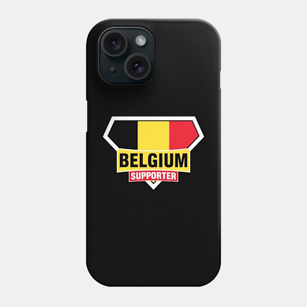 Belgium Super Flag Supporter Phone Case by ASUPERSTORE