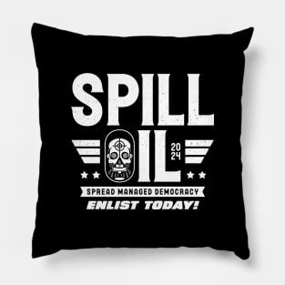 Spill Oil Emblem Pillow