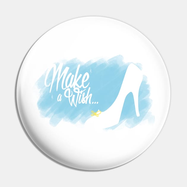 Make a Wish... Slipper (White) Pin by tiranocyrus