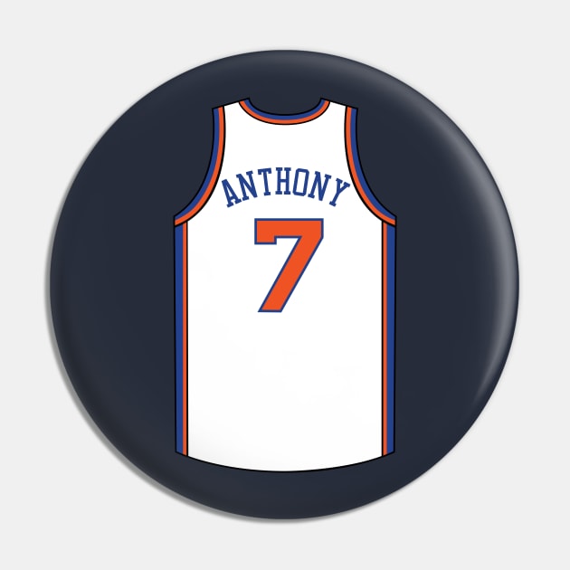 Carmelo Anthony New York Jersey Qiangy Pin by qiangdade