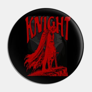 RED Knight Pin