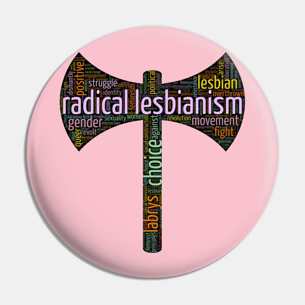 Colorful lesbian labrys word cloud - lgbt Pin by irresolute-drab