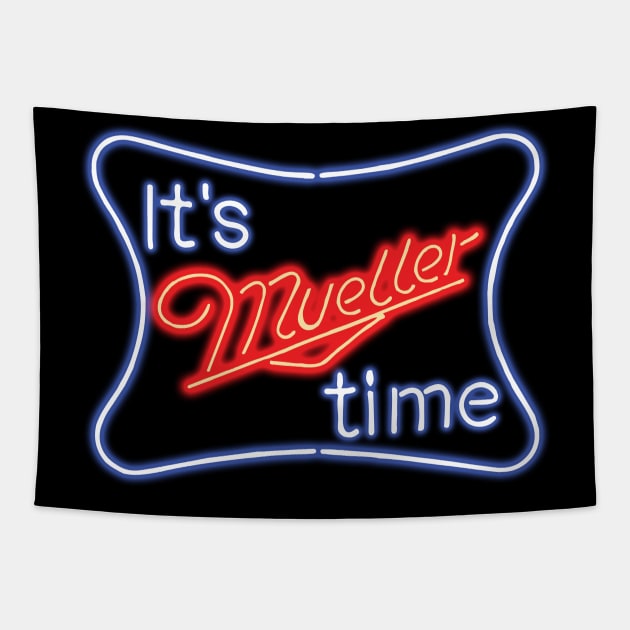 It's Mueller Time Tapestry by politicart