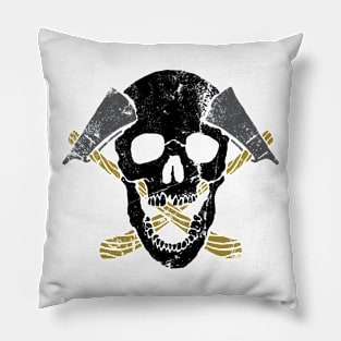 Skull Axe (for Light Color) Pillow