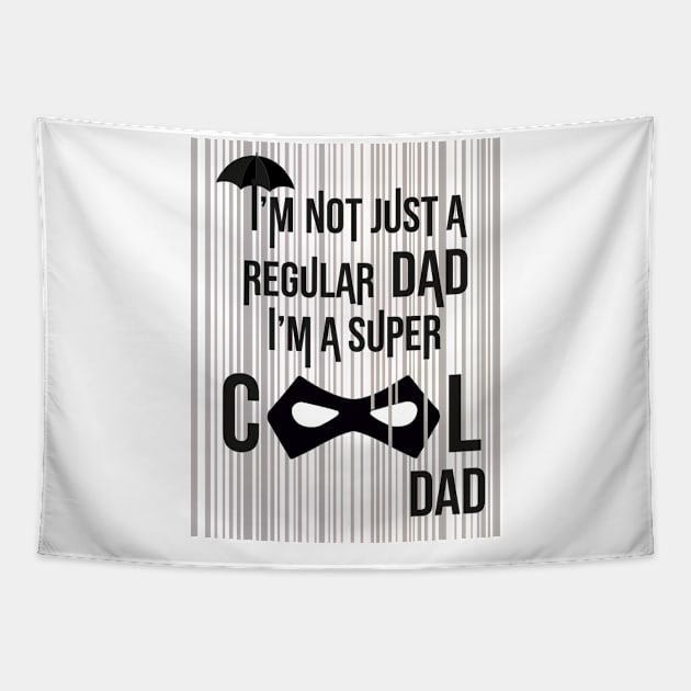 Super Cool Dad Umbrella Academy design Tapestry by colouredwolfe11