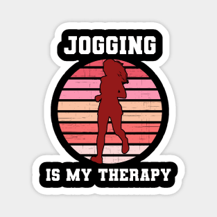 Jogging Is My Therapy Magnet