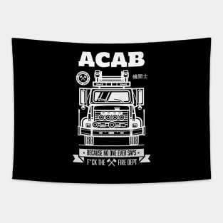 ACAB Fire Truck Heroes Tapestry