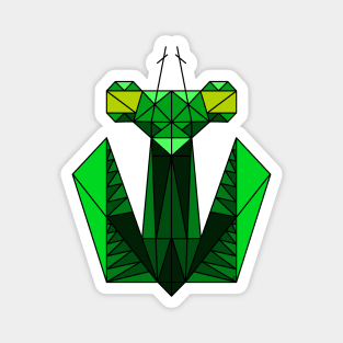 Praying Mantis - Geometric Abstract Magnet