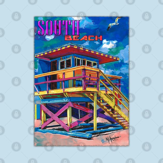 South Beach Lifeguard Stand by marengo