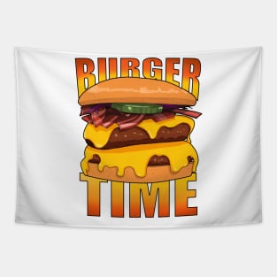 Burger Time is the Best Time Tapestry