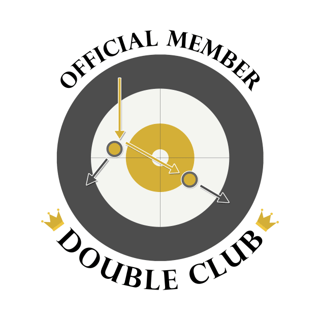 The "Double Club" - Black Text by itscurling