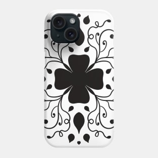 Black Clover Pattern Phone Case