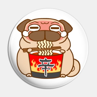 Pug Spicy Ramen Pin