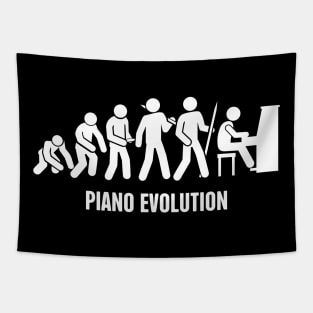 Evolution Of The Piano Player Tapestry