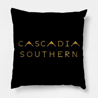 Cascadia Southern Logo - Gold Pillow