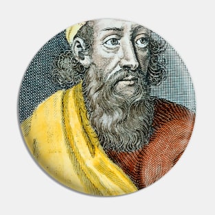 Old Engraving of Pythagoras Pin