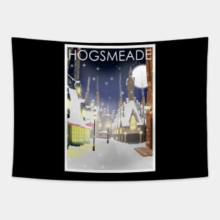 Hogsmeade at Night Tapestry