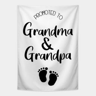 Promoted to grandma and grandpa Tapestry