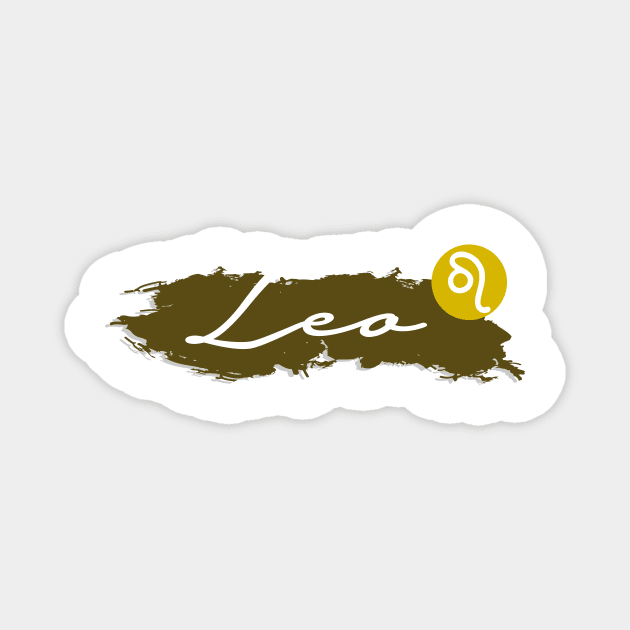 Leo Horoscope Magnet by creative words