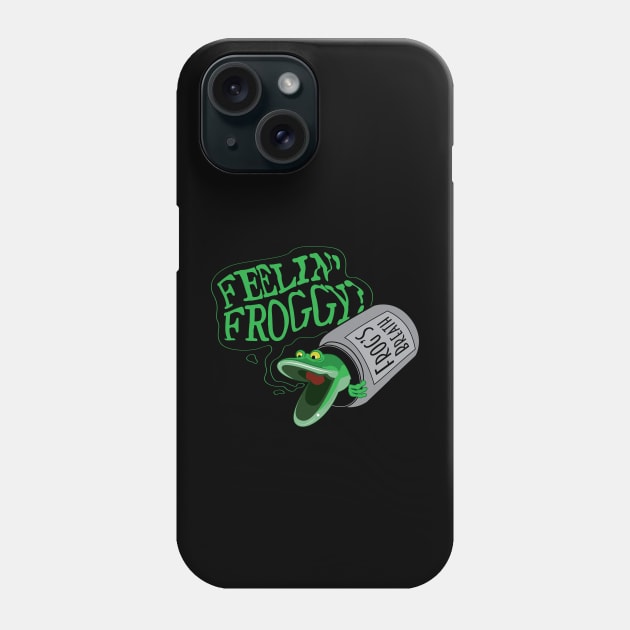 Feelin' Froggy? Goth Frog Phone Case by Gimmickbydesign